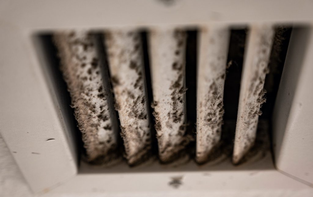 moldy vents in an arlington home