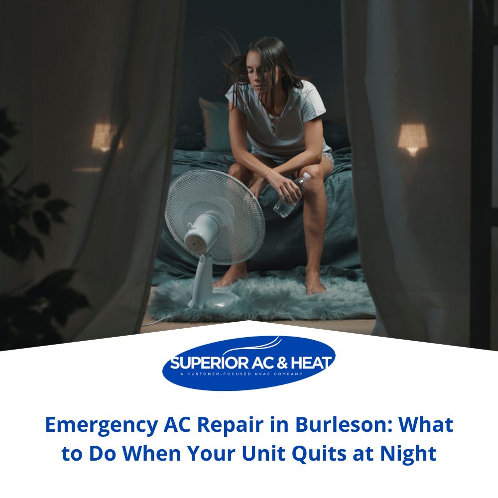 Emergency AC Repair in Burleson: What to Do When Your Unit Quits at Night Emergency AC Repair in Burleson What to Do When Your Unit Quits at Night