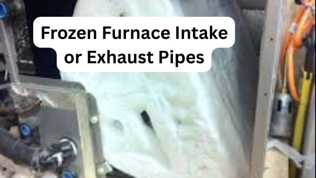 Frozen Furnace Intake or Exhaust Pipes frozen furnace intake or exhaust pipes