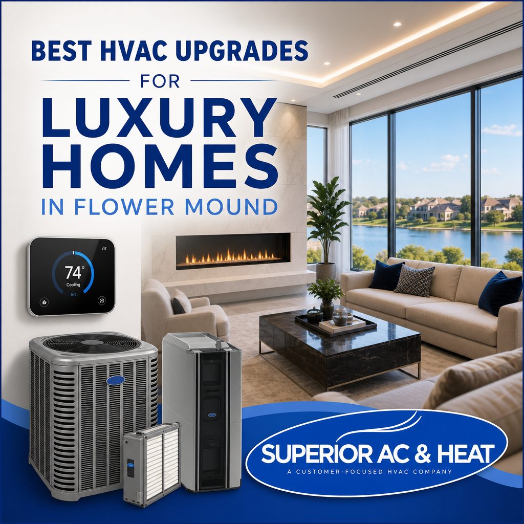 Best HVAC Upgrades for Luxury Homes in Flower Mound