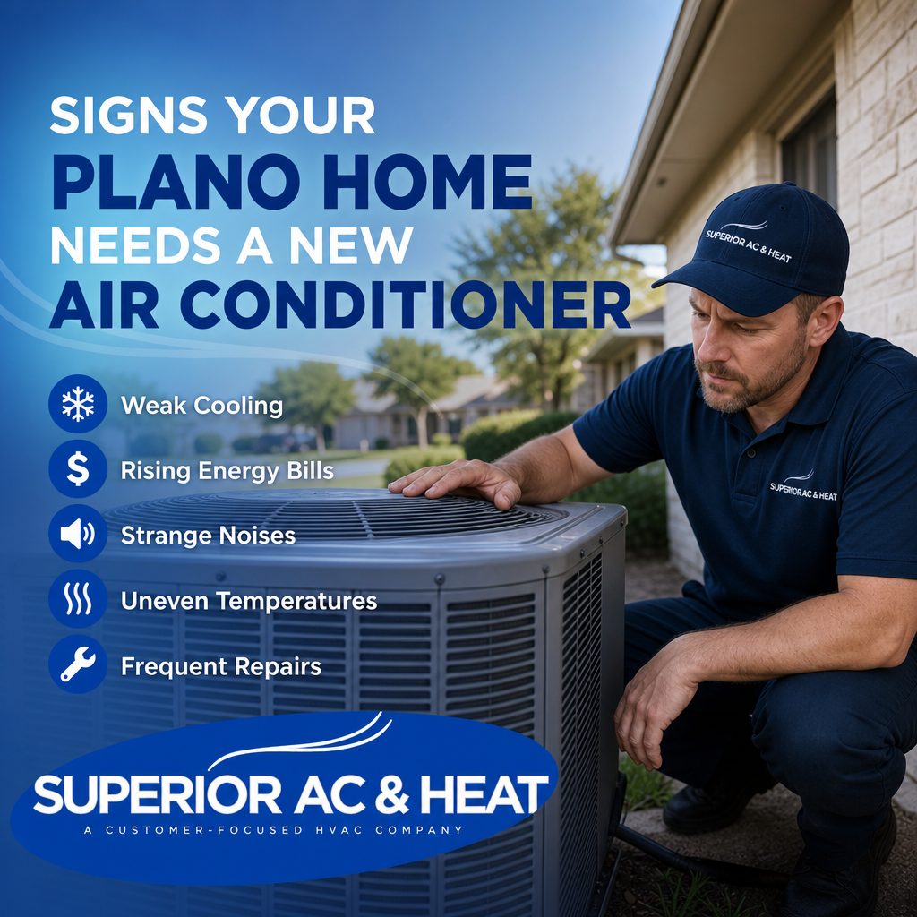 Signs Your Plano Home Needs a New Air Conditioner