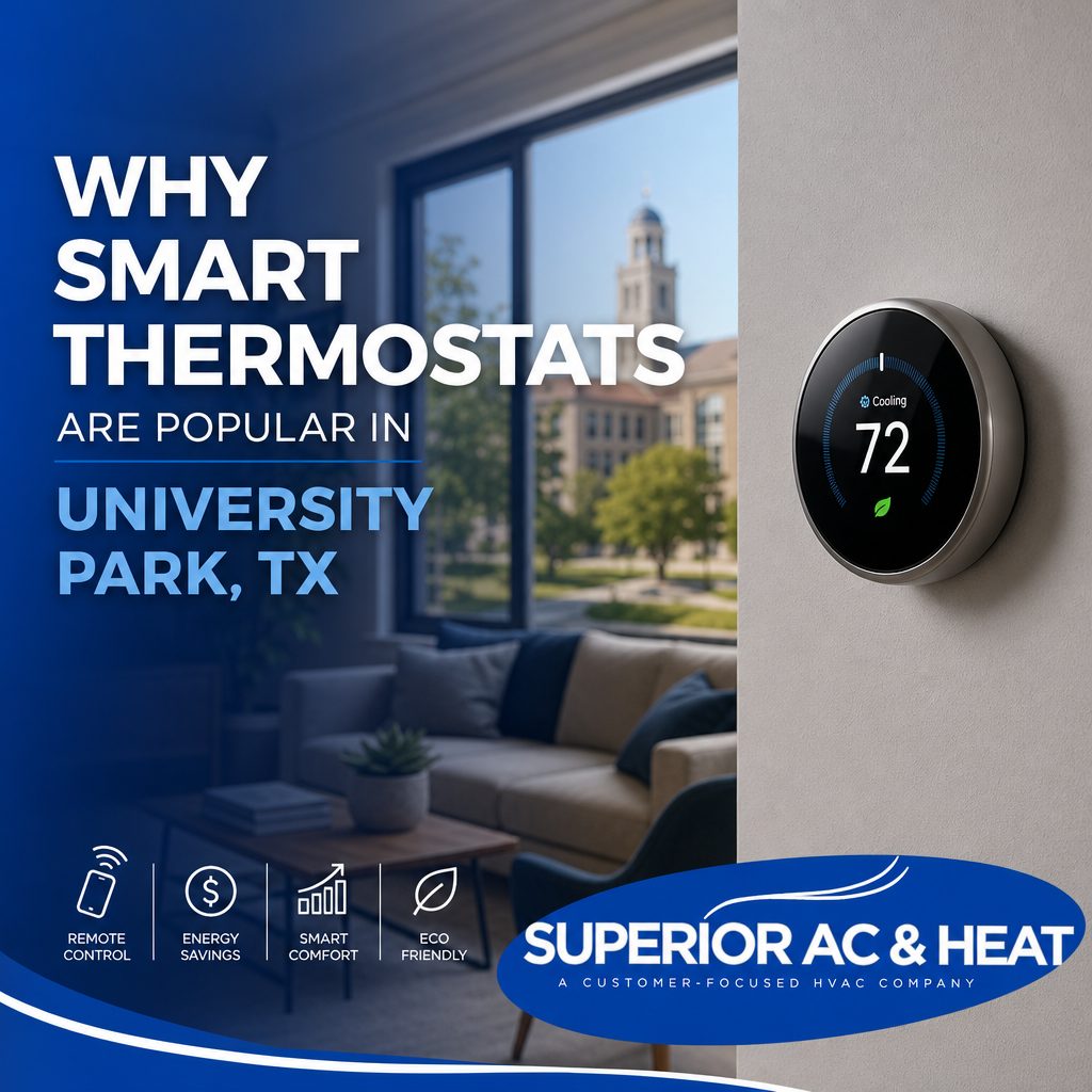 Why Smart Thermostats Are Popular in University Park TX