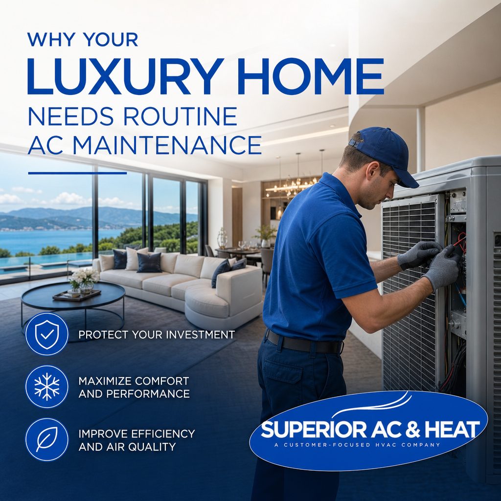 Why Your Luxury Home Needs Routine AC Maintenance