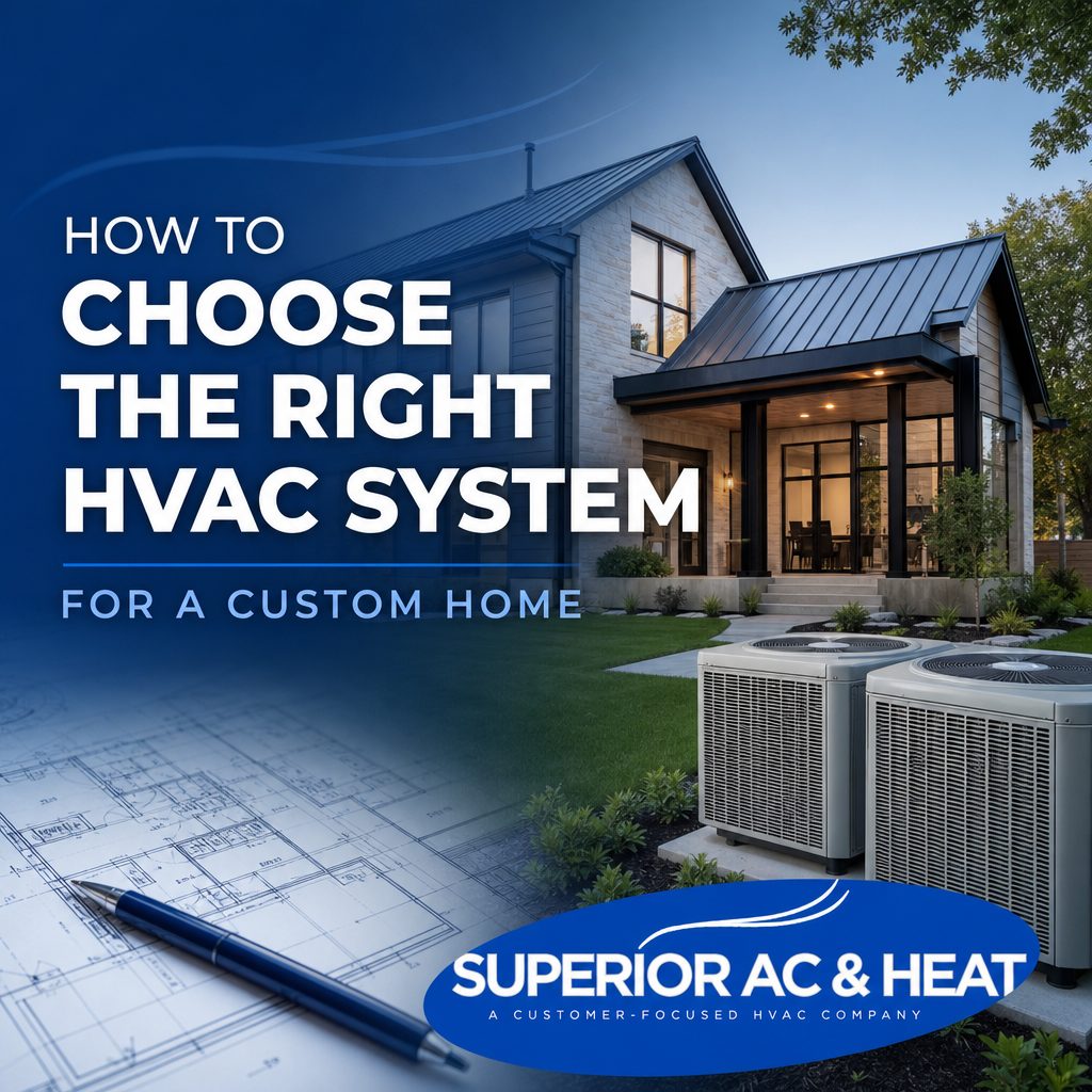 How to Choose the Right HVAC System for a Custom Home