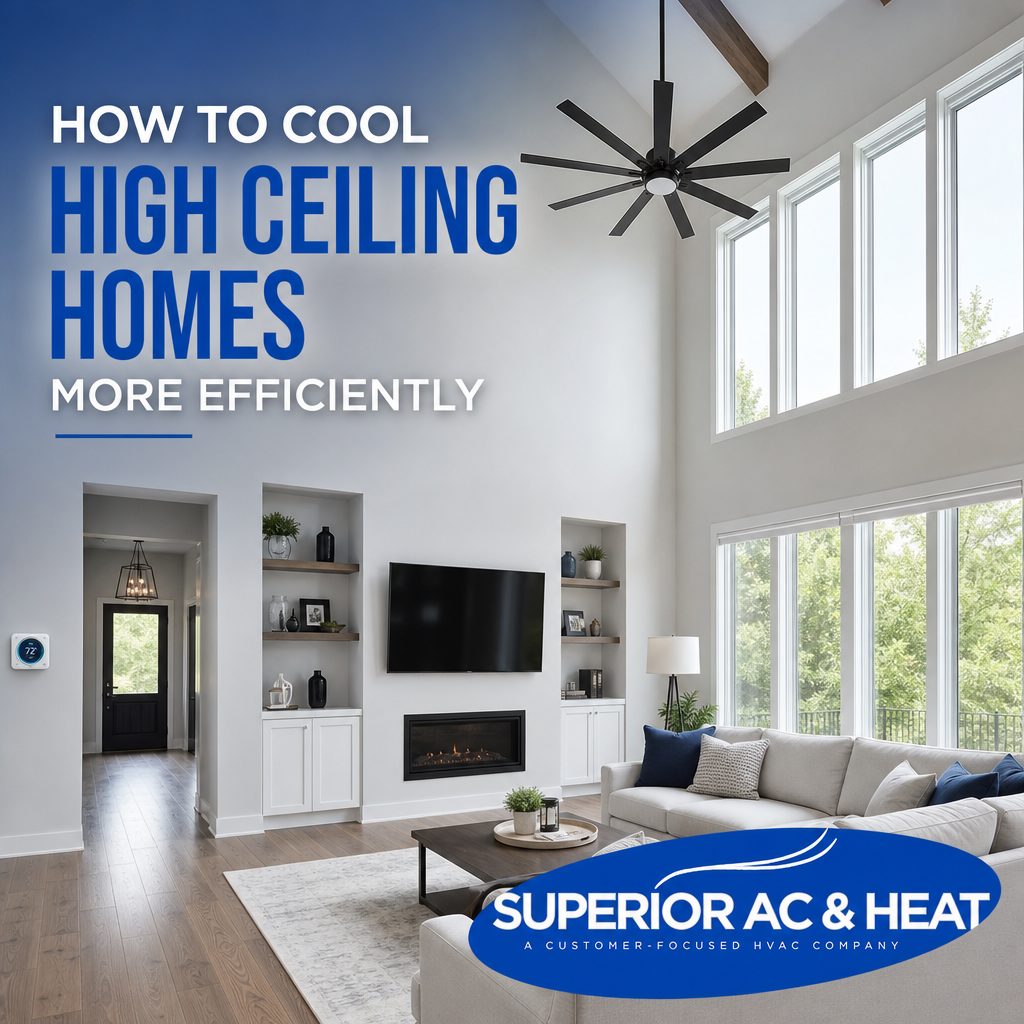 How to Cool High Ceiling Homes More Efficiently